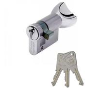 Cylindre à bouton varié - B30 x 10 mm - laiton nickelé - V5 5111 VACHETTE