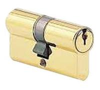 Cylindre à double entrée 30X40mm laiton poli clé sur numero BC4325 - CISA - 831012-01-0ASN Noir G