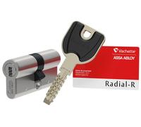 Cylindre à double entrée A2P* 32x32mm 4 clés RADIAL-R - VACHETTE - 20907000