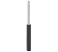 vidaXL Cylindre à gaz de chaise de bureau Noir 18,5 cm Fer