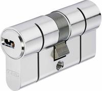 Cylindre ABUS D66 N 35/35 Nickel Double Européen Argenté Came longue