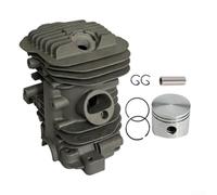 Cylindre complet pour Oleo-Mac 941CX GS410CX - pour kit de goupilles de piston avec anneaux pour reconstruction de moteur de débroussailleuse (A)