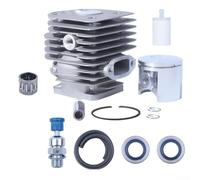 Cylindre de 48 mm pour assemblage de piston pour tronçonneuse 261 262 262xp 262xph 268 455 avec joint d'huile étincelle Valve de décompression Kit de remplacement en acier 503907971