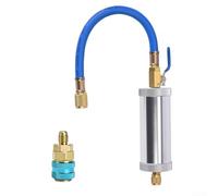 Cylindre de charge CA léger en alliage d'aluminium bleu léger (OF003+QC12L) | Boîtier compact de 35 cm, rangement facile dans la boîte à outils, portable pour mécanicien mobile, finition bleue