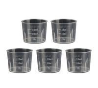 Cylindre de mesure de laboratoire transparent avec, 15 ml | Tasse de mélange en plastique, tasse à mesurer empilable pour laboratoire, béchers de récipient de liquide,