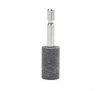 Cylindre de meulage robuste en corindon marron avec tige hexagonale pour perceuses rotatives, métal, bois, verre, acier trempé, gris, 20 mm (16 mm)