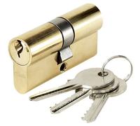 Cylindre de porte double entrée ABUS 35 + 45 mm barillet doré 3 clés
