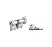 Cylindre de serrure rantée Ecopro à bouton nickelé - 30 x 30 - Varié - THIRARD - 00007068