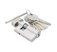 Cylindre de serrure barillet porte en cuivre laiton | Sécurité de porte DS5002 : Cylindre de serrure de porte intérieure