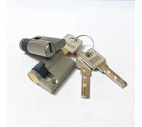 Cylindre de serrure universel à clé simple face 40/45/50mm, entièrement en cuivre, demi-section excentrique, pour porte vitrée, accessoire de quincaillerie 45mm