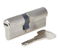 Cylindre de Serrure - YALE - YC1000+ - Débrayable - 30x40 mm - 6 Goupilles - 4 Clés réversibles - Nickelé