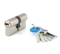 Cylindre de sûreté T60 débrayable - Nickelé - 30 x 30 - MV 3 - 3 clés - T65D3030NKA