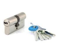 Cylindre de sûreté TESA T60 débrayable - Nickelé - 30 x 30 - MV 3 - 3 clés - T65D3030NKA