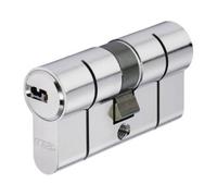 Abus Eurocilindro puntos niquel Doble Embrague 30 x 30