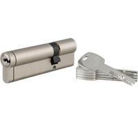 Cylindre double entrée Transit 1 UNIKEY (achetez-en plusieurs, ouvrez avec la même clé), 30x80mm, 5 clés, nickelé - THIRARD