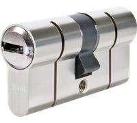 Cylindre double P6PS PréSnap Varié - 35 x 40 mm - Laiton nickelé - ABUS - 5017681-11
