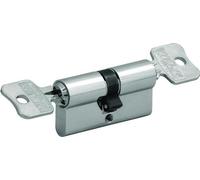 Cylindre double profilé 3663 35/55mm NuG avec deux nombres de clés, 3 serrures différentes WILKA