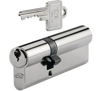 Cylindre Double Profilé - BKS - PZ 8812 - 40/60 mm - Laiton Nickelé - 3 Clés