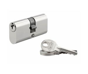 Cylindre double varié à profil ovale - laiton nickelé FTH THIRARD