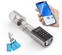 Cylindre électronique Bluetooth intelligent Welock serrure avec passe et RFID