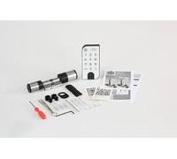 Cylindre Électronique BURG-WÄCHTER secuENTRY easy 7601, Clavier Rétroéclairé IP53, Pour Portes Jusqu'à 118 mm