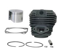 Cylindre et kit pour tronçonneuse SX62 62CC, ensemble de reconstruction de moteur en métal avec anneaux et joint, mise à niveau de puissance robuste pour une coupe lisse, professionnel