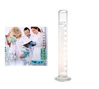 Cylindre gradué en verre épais pour la maison Base ronde/échelle métrique unique