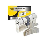 YALE Cylindre haute sécurité Série 2100 débrayable 30 40 mm nickelé anticrochetage antip G