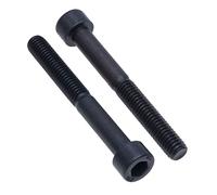 Cylindre Hex Bouchon Tête Des vis M12x60 (Paquet de 2) Nuance d'acier 10.9 Hexagone Prise llen Visser Boulons Attaches Filetées Cylindrique À Toute Epreuve Norme Certifiée DIN912 (12mm x 60mm)