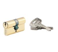 Cylindre HG6 35x45 THIRARD - Laiton sur passe PTT et EDF - 3 clés - PU063545