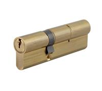 Cylindre HG6 35x65 THIRARD - Laiton sur passe PTT et EDF - 3 clés - PU063565