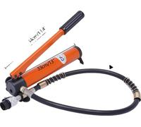 Cylindre hydraulique, capacité de charge de 20 tonnes, actionnement par pompe manuelle, couleur orange