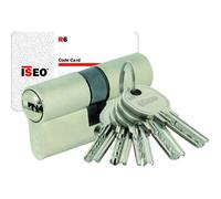 Iseo Cylindre ISR6 varié profil européen 40x50 mm laiton nickelé 5 clés