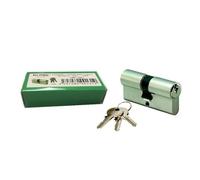 Cylindre "KLOSE besser" Ressorts inox- Clés variées - Laiton Nickelé - 30x10mm