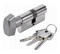 Cylindre nickelé T5C à bouton TESA 60mm (30+30) - MV3 variure 78565B - T5CB3030N Nickelé G