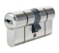 Cylindre double P6PS PréSnap Varié - 30 x 30 mm - Laiton nickelé - ABUS - 5017681-01