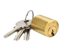 Cylindre pour verrou laiton poli 30 mm ISEO 56310301.5