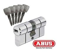 CYLINDRE SERRURE HAUTE SECURITE 50/50 ABUS 5 CLES REF. D6PS