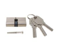 cylindre serrure Serrure de porte d'entrée nsemble serrures cylindre avec 3 clés, serrure antivol(60mm)