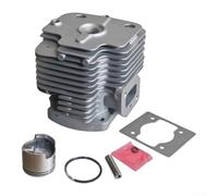 Cylindre Soufflante KS865 Kit pour piston Métal Cylindre Soufflante(7PCS) | Compatibilité moteurs Huasheng, pour gaz 2 pour temps, pulvérisateur, foreuse pour terrestre, application polyvalente