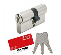 Cylindre sur variure UA 1001 - 30x50 - laiton nickelé - V5 7101 VACHETTE