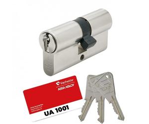 Cylindre sur variure UA 1001 - 30x50 - laiton nickelé - V5 7101 VACHETTE