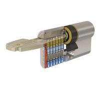 TESA Cylindre de sûreté T60 débrayable Nickelé 5 clés T65