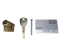 Cylindre VACHETTE Euro VOLT - Avec 3 clés réversibles + carte de propriété
