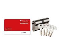 Cylindre - VACHETTE - Velix - 40x45 mm - Nickelé - 5 clés réversibles