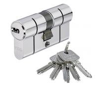 Abus Cylindre à Double Entrée D6PSN 40/45 mm Bkn, Nickelé