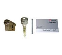 Cylindre VACHETTE Euro VOLT - Avec 3 clés réversibles + carte de propriété