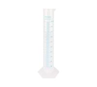 Cylindres de mesure, cylindre gradué en plastique de 500 ml avec bec verseur, tube de liquide d'essai en laboratoire transparent pour les projets scientifiques, fournitures de
