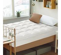 CYMULA - Surmatelas Une Place XL - Surmatelas rafraîchissant et Moelleux pour dortoir étudiant - Protège-Matelas Extra-épais pour Mal de Dos, surmatelas Long avec Grand Bonnet 20,3-53,3 cm