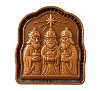 Cymwer Mini Pie Molds 3D Christmas Faith Religious Pastry Pocket (D) | Kit de pâtisserie de poche pour pâte fondante, tables de desserts de vacances, fêtes d'église (D)